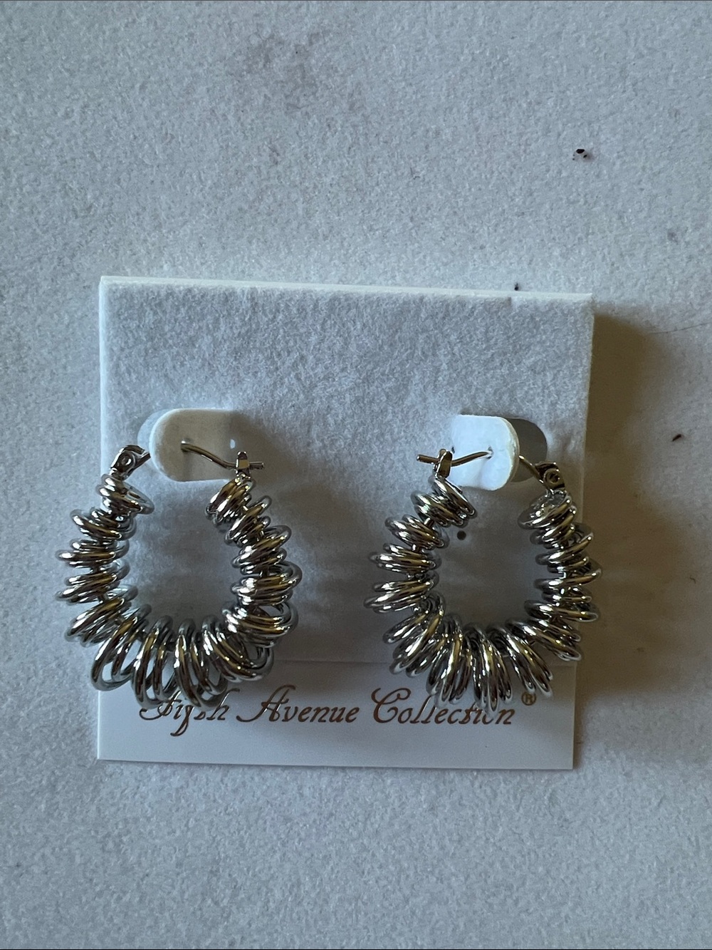 Spiral Coil Silver Hoop Earrings β Stylish Statement Hoops